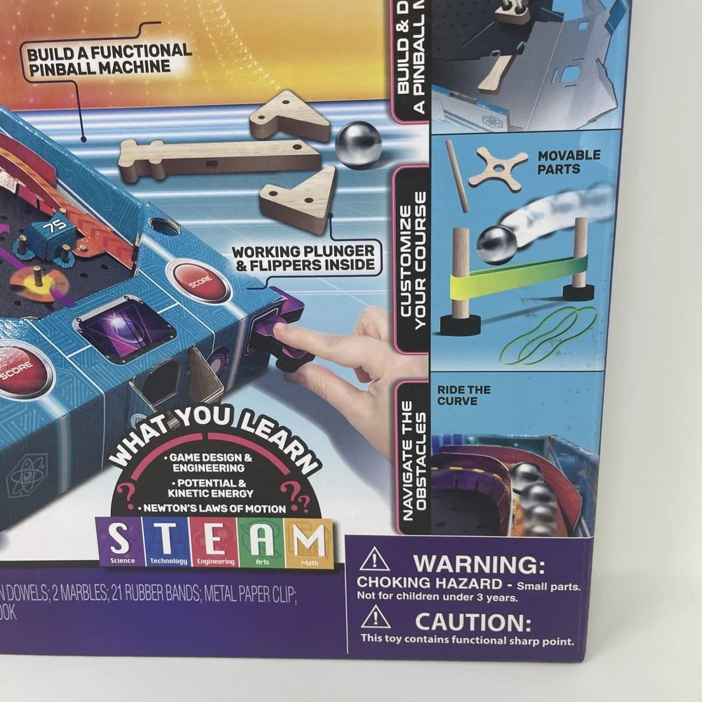 Lot 3 New‎ Steam Toys Science Physics Space Pinball Designer Kit